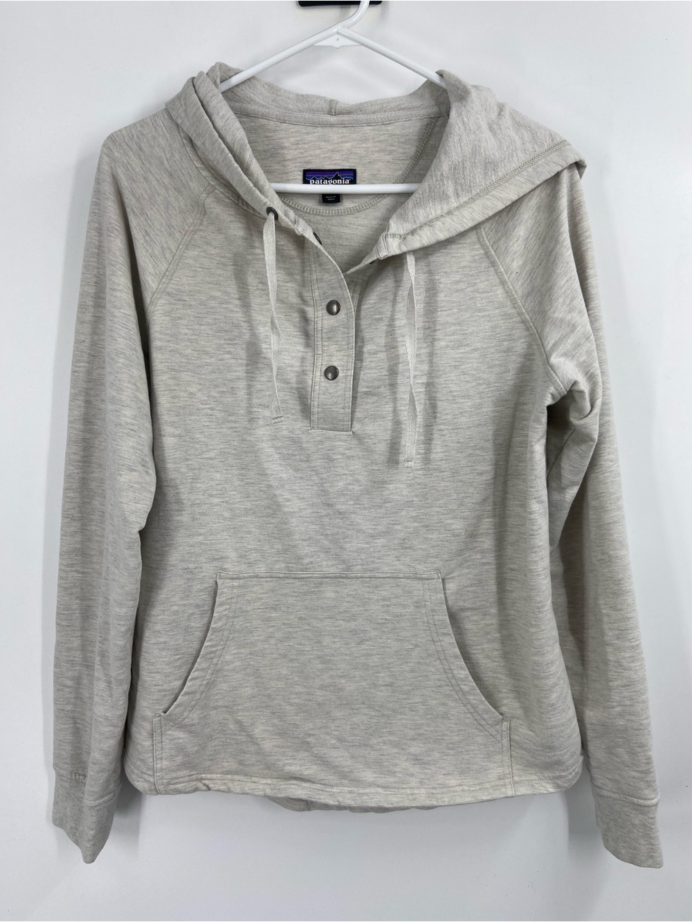 Patagonia Ahnya Pullover Sweater Gray Large